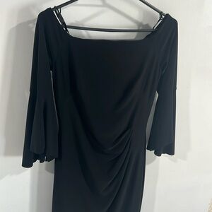 Black off shoulder dress Sz 4